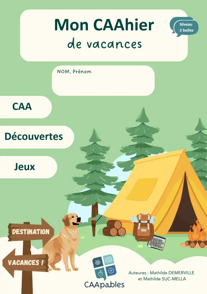 Mon CAAhier de Vacances (niveau 2 bulles) Précommande avant le 12/06