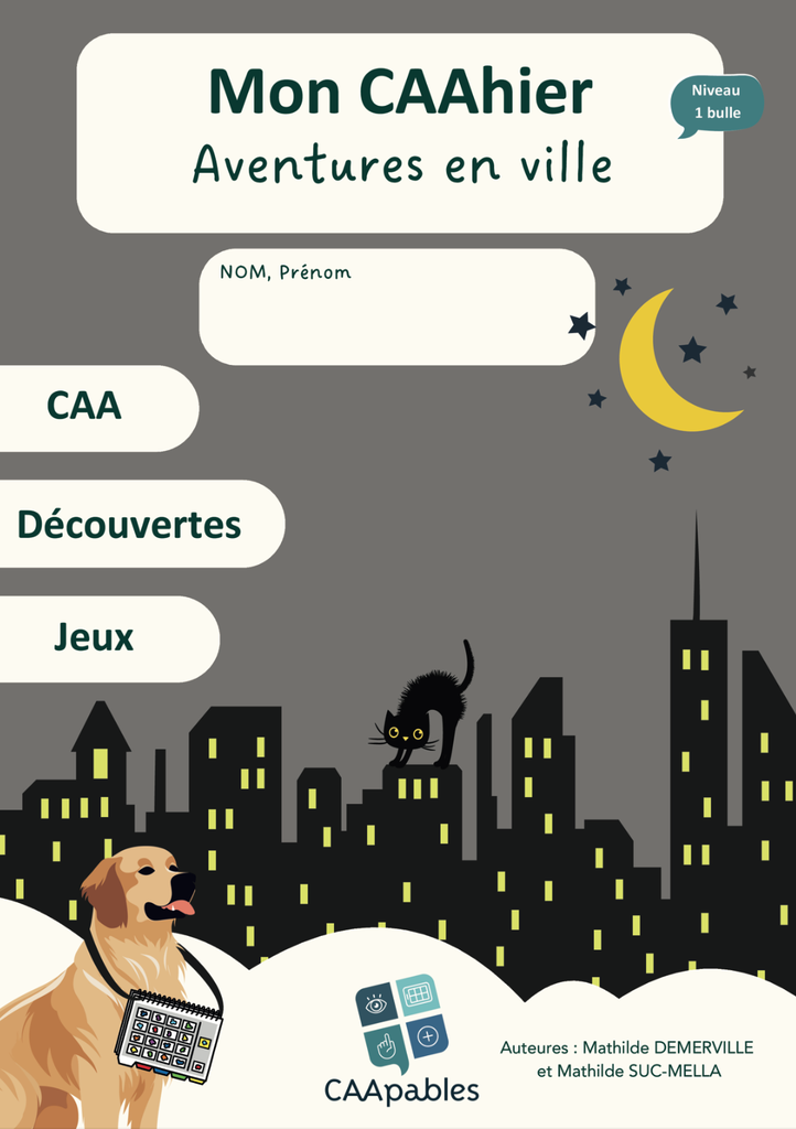 Mon CAAhier - Aventures en ville (niveau 1 bulle) - envoi mi-novembre