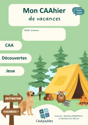 Mon CAAhier de Vacances (niveau 2 bulles) Précommande avant le 12/06